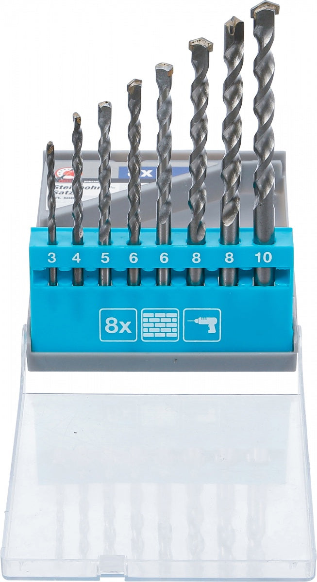 Mūro grąžtų rinkinys | 3–10 mm | 8 vnt. (50806)