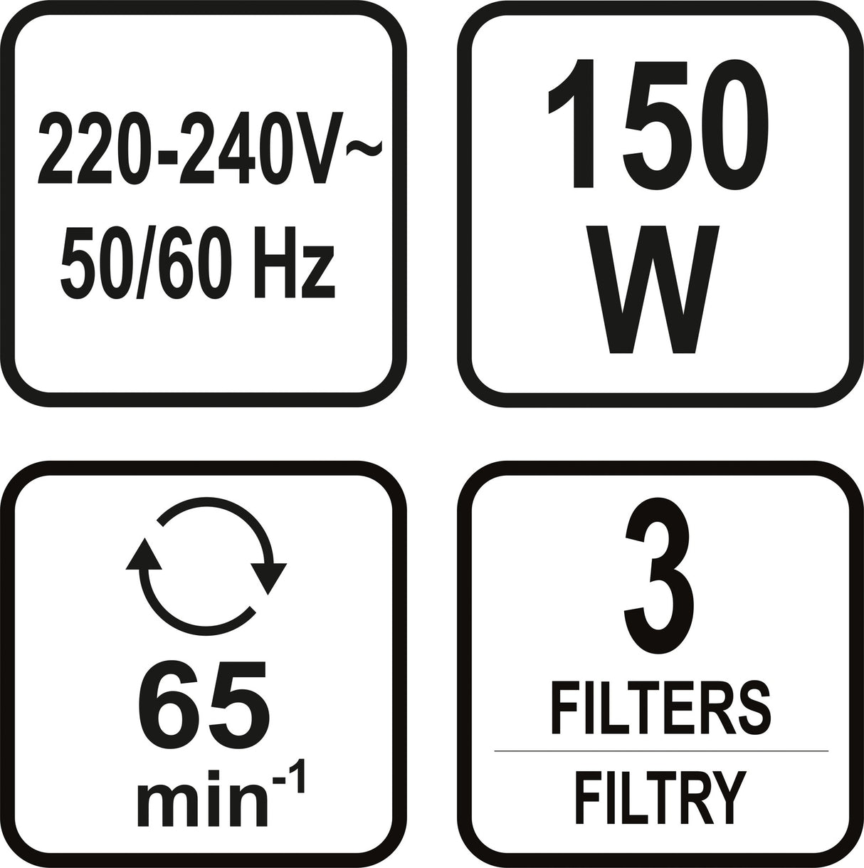 Sulčiaspaudė | lėtas spaudimas | 150W (67840)