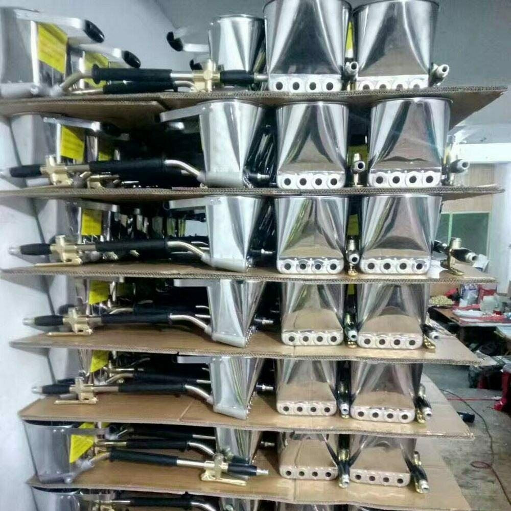 Lubų tinkavimo pistoletas | pneumatinis | nerūdijantis plienas (PG002)