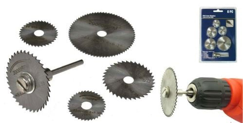 Atpjovimo diskelių rinkinys | HSS | Φ22 Φ25 Φ32 Φ35 Φ44 mm | 6 vnt. (SK2561)