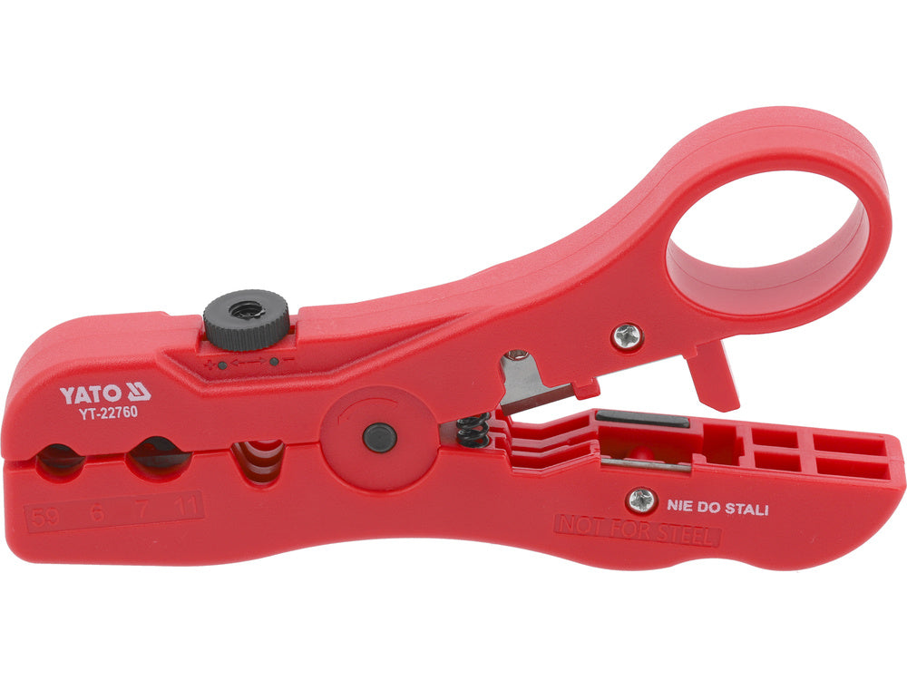 Izoliacijos nuėmiklis | STP, UTP, RG59, RG6, RG7, RG11 (YT-22760)