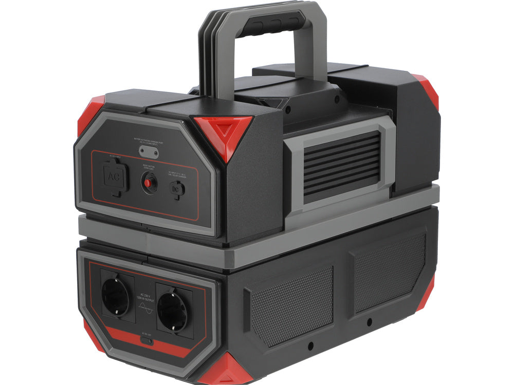 Nešiojama maitinimo stotis 1200 W SU UPS, 917 WH, 230 V, USB-C PD | power bank (YT-83092)