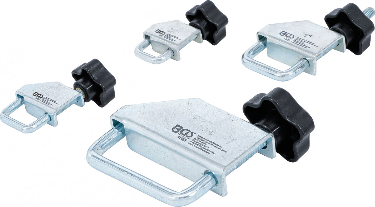 Žarnų užspaudėjų rinkinys 15 / 20 / 30 / 65 mm Ø | 4 vnt. (1823)