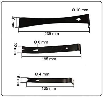 Montiruočių rinkinys | siauros | plieninės | 3 vnt. (SK47060)