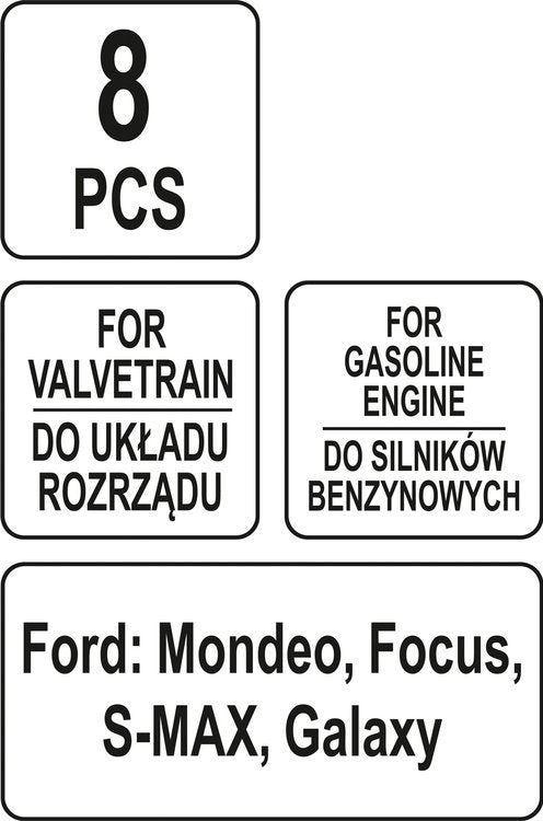 Variklio fiksavimo įrankių rinkinys | Ford (YT-06026)