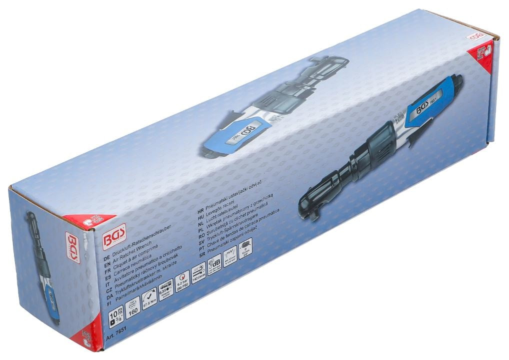 Pneumatic Ratchet Wrench | 10 mm (3/8") | 67.5 Nm (7651)