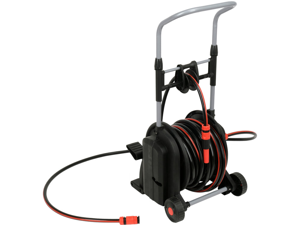 Sodo žarna ritėje su vežimėliu | 25m (YT-90120)