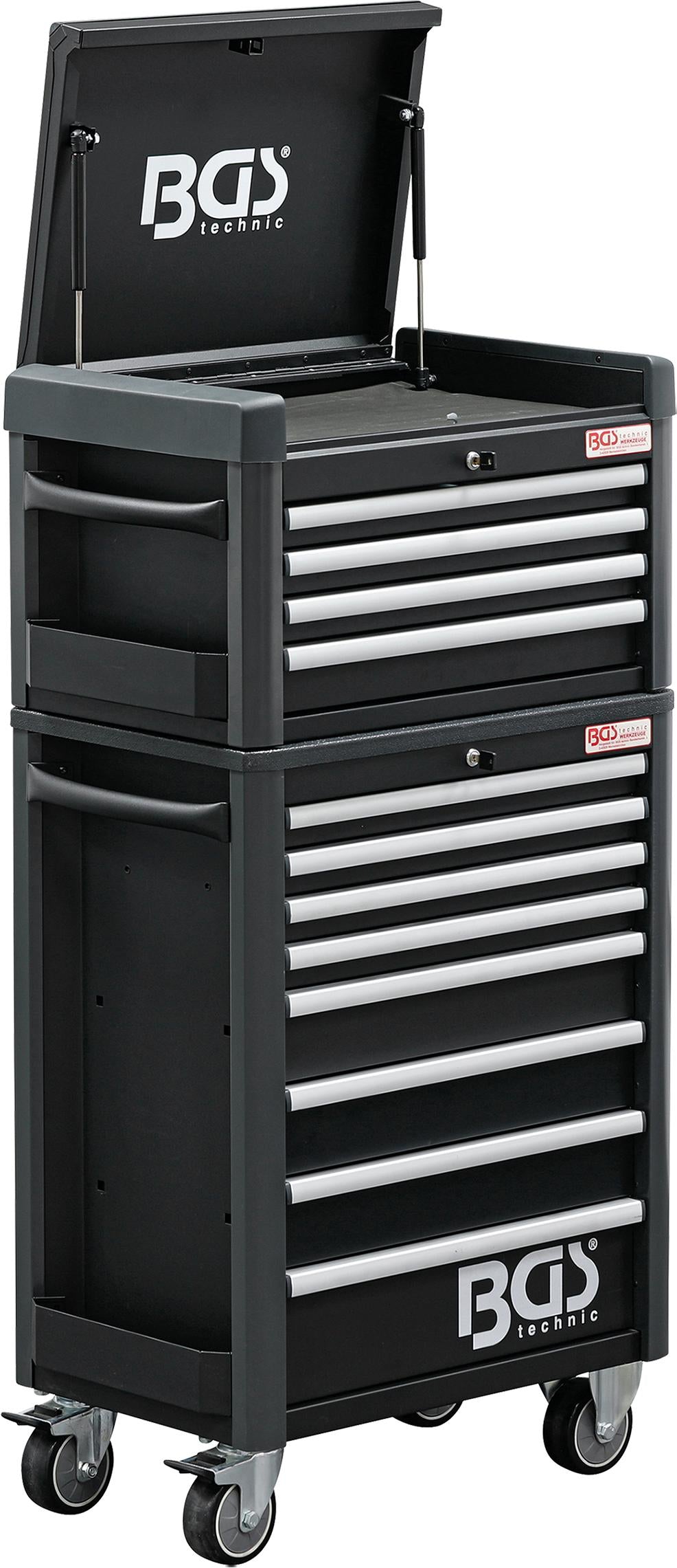 Įrankių spintelė su ratukais | Pro Standard Max | 12 stalčiių | su 296 įrankiais (4088)