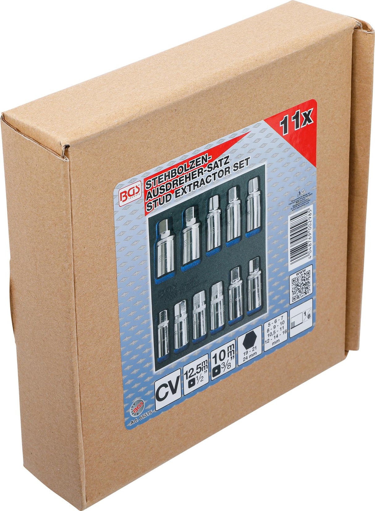 Smeigių išsukėjų rinkinys | 5 - 16 mm | 11 vnt. (65515)