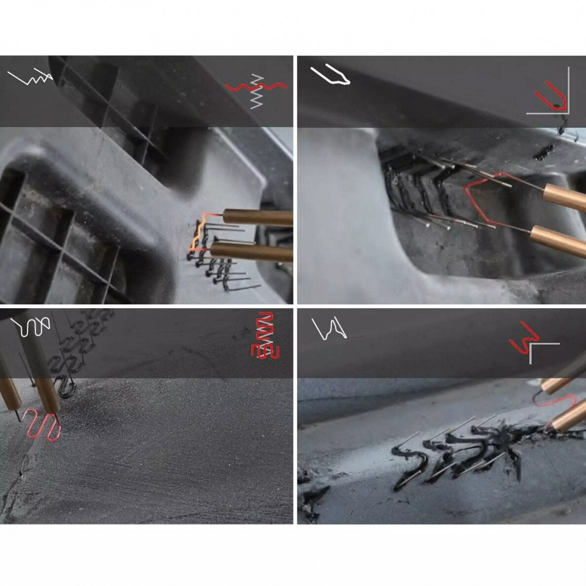 Plastiko remonto komplektas | akumuliatorinis (HS800J)