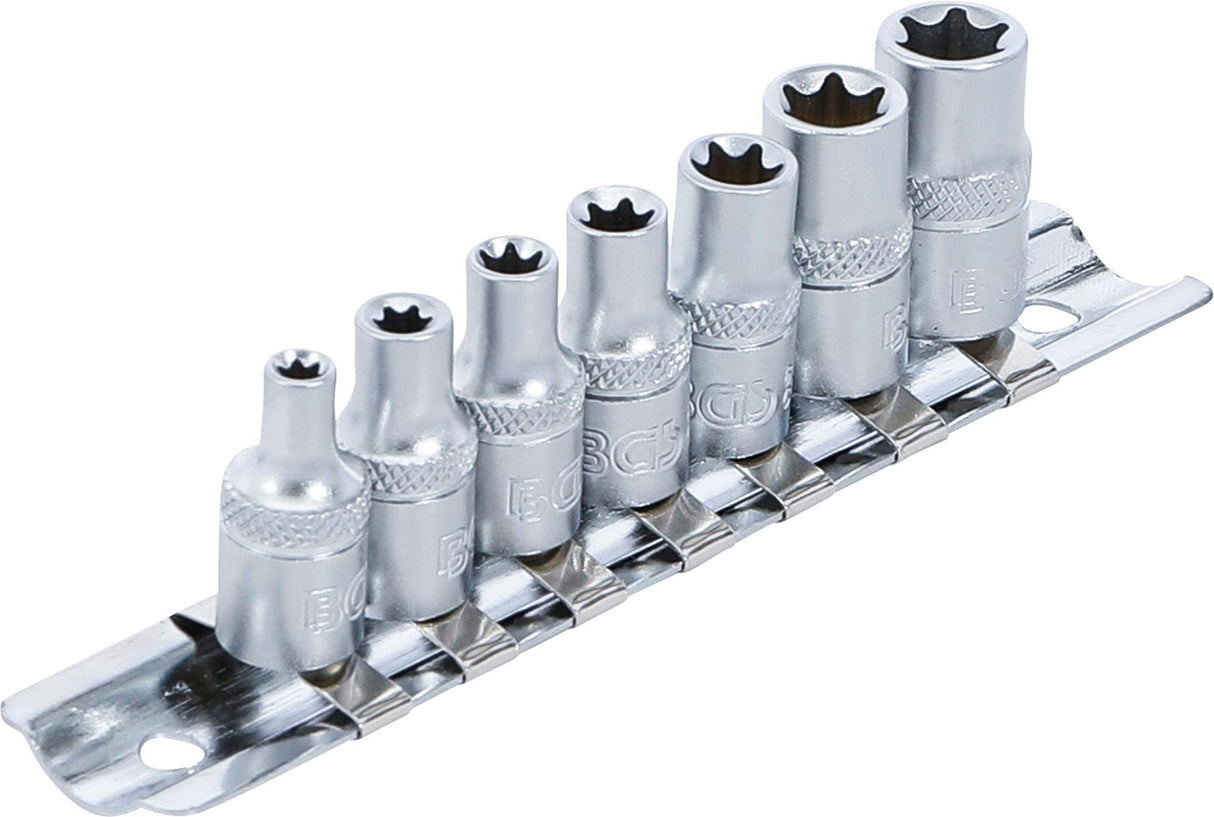 Galvučių rinkinys E-Tipas | 6,3 mm (1/4") | E4 - E11 | 7 vnt. (6402)