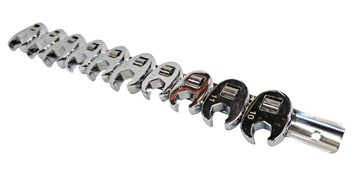 Šoninių raktų rinkinys | 10 mm (3/8") | 10 - 19 mm | 10 vnt. (SK3921)