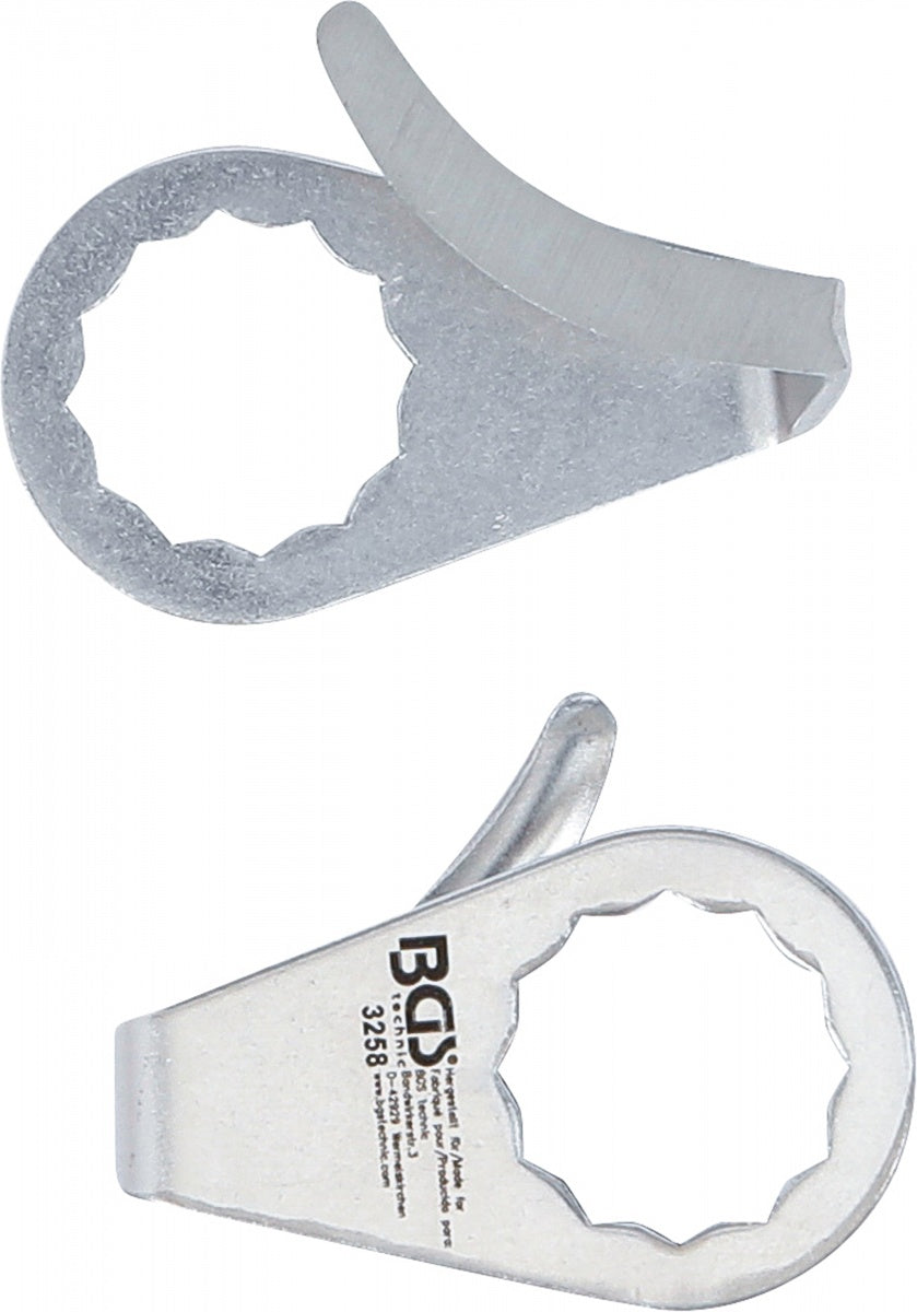 Peiliukai oriniam pjovikliui pusiau apvalūs | iš BGS 3218 | 2 x 36 mm | 2 vnt. (3258)