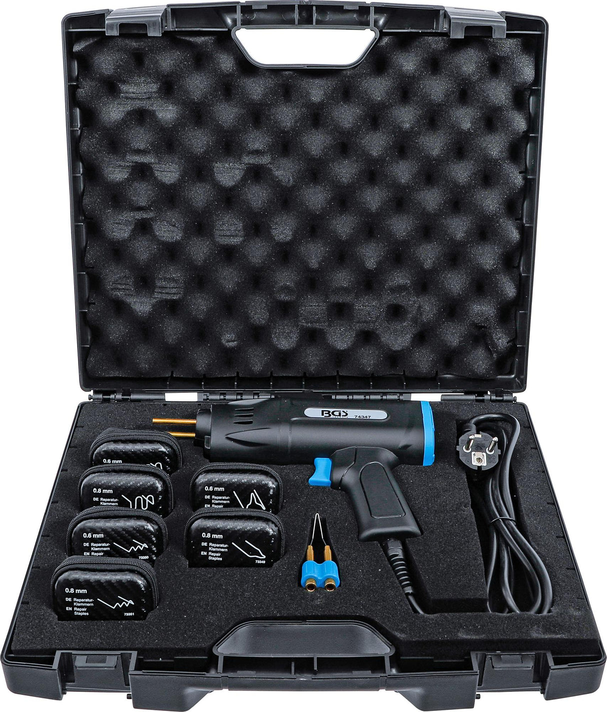 Karšto segiklio rinkinys plastikui taisyti (74347)