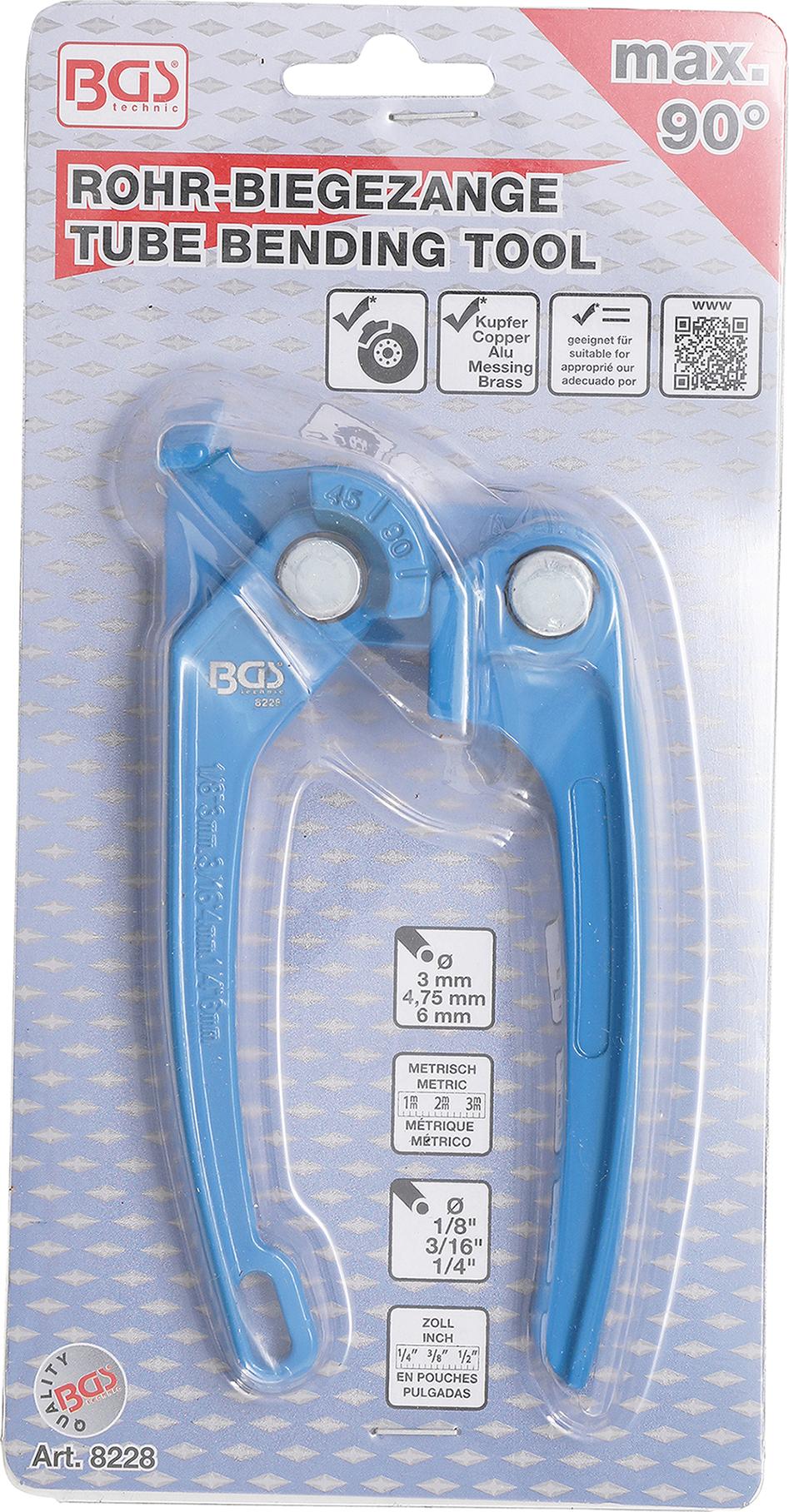 Vamzdelių lenkimo įrankis | 3 - 4,75 - 6 mm (8228)