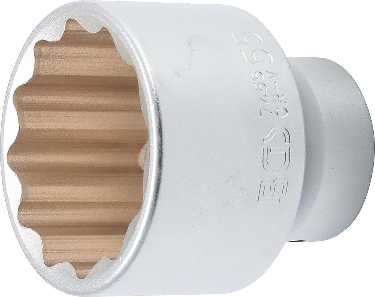 Galvutė 12-kampė | 20 mm (3/4") | 55 mm (7455)