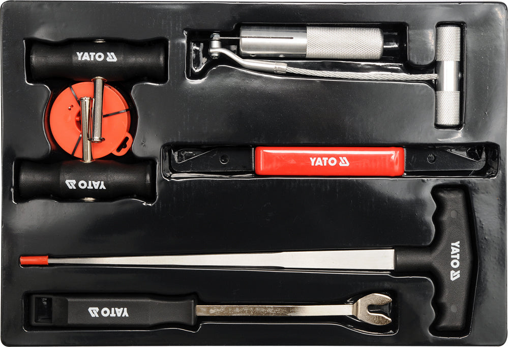 Įrankiai stiklo demontavimui | 7 vnt. (YT-0845)