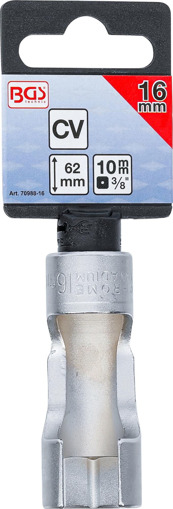 Speciali galvutė su įšpjova | 10 mm (3/8") | 16 mm (70988-16)