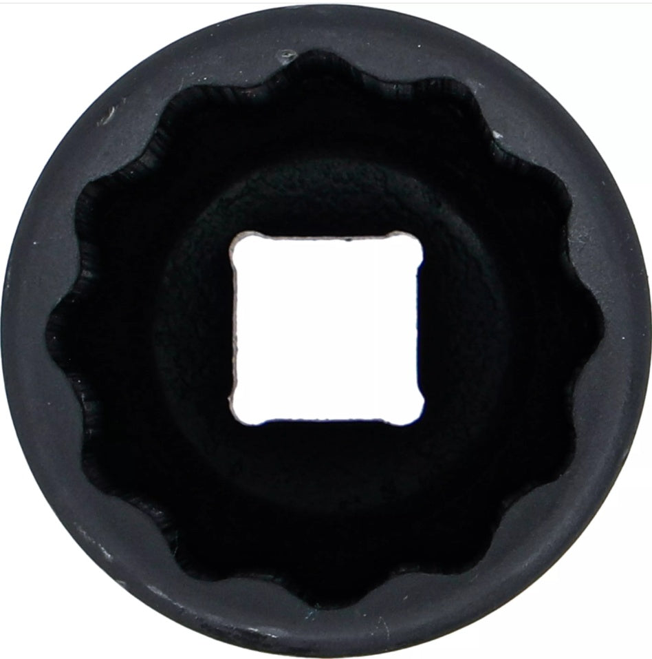 Galvutė ilga smūginė plonasienė 12 kampų | 12,5 mm (1/2") | 32 mm (5338)