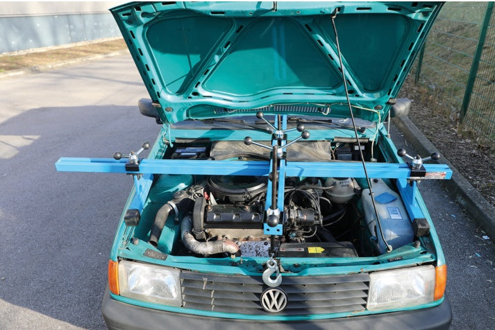 Laikiklis varikliui (traversas) su skersine sija | 400 - 1400 mm | 500 kg (9254)