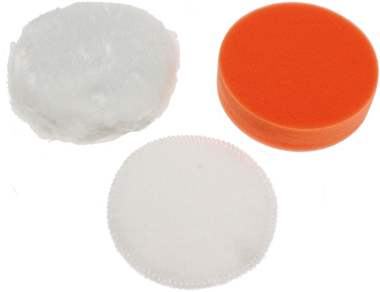 Poliravimo padų rinkinys | Ø 100 mm | 3 vnt. | BGS 9259 (9259-4)