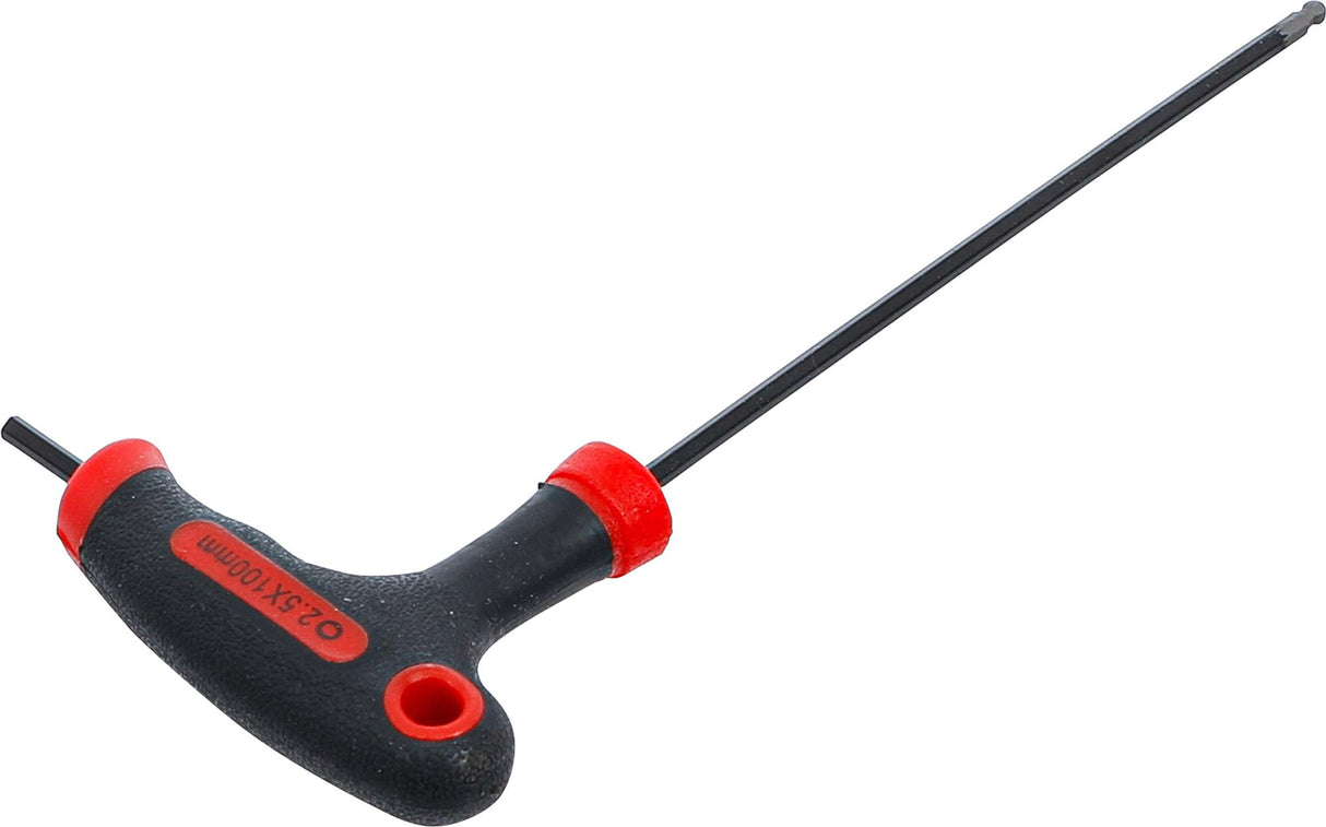 T-rankenėlė atsuktuvas | Hex šešiakampis / Hex šešiakampis su šarnyru | 2,5 mm (7882-2.5)