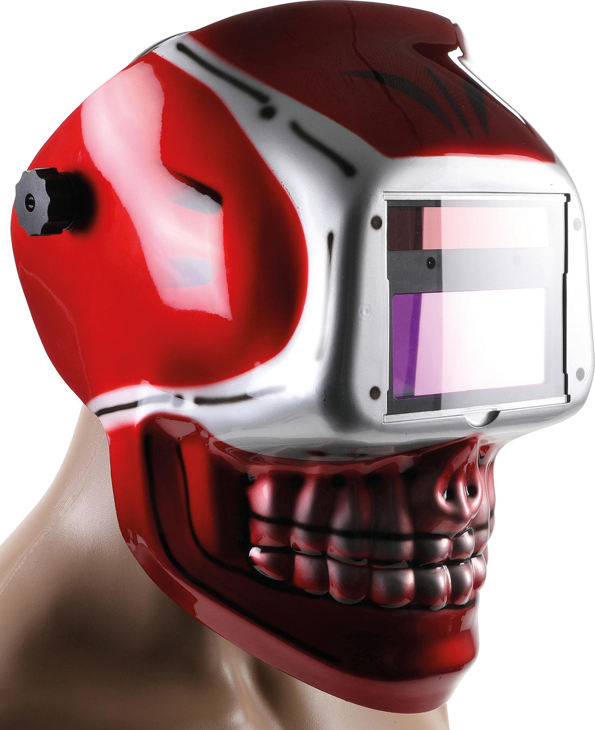 Suvirinimo šalmas "SKULL" | automatinis tamsėjimas (8858)