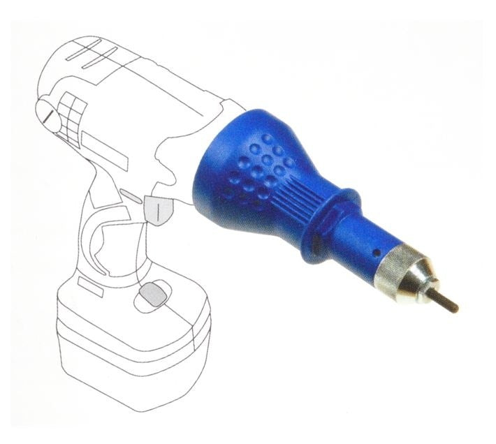 Priedas į grąžtą / kniediklis | 2.4 - 3.2 - 4.0 - 4.8 mm (406)