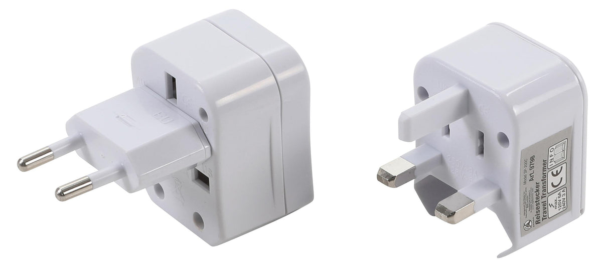Kelioniniai kištukiniai adapteriai | 3 vnt. (9798)