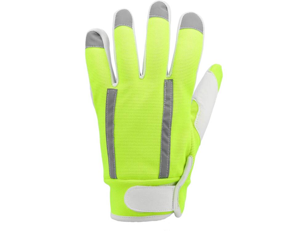 Pirštinės | atspindintis nailono audinys | 10 dydis (YT-74670)