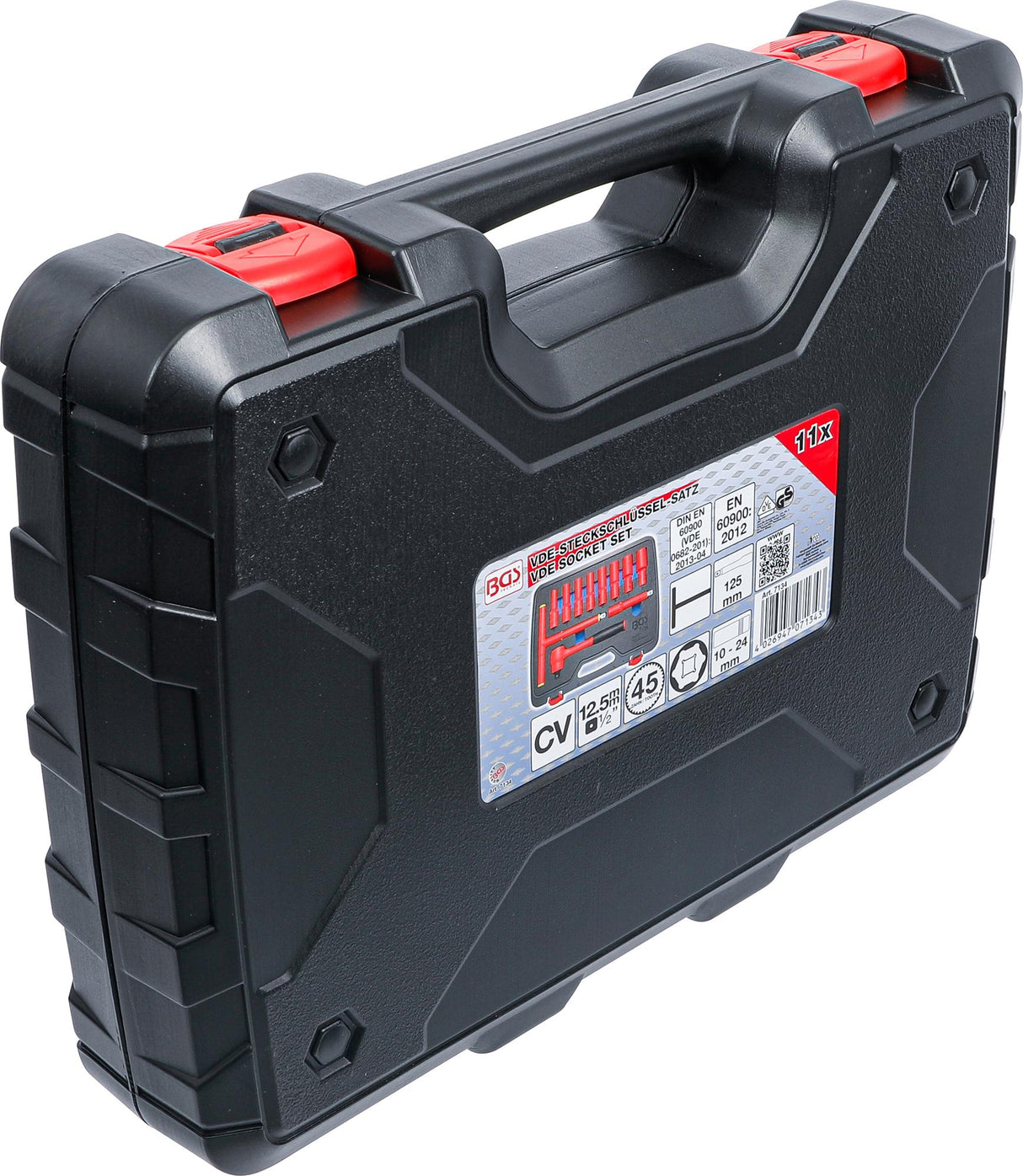 Įrankių rinkinys VDE | 12.5 mm (1/2") | 10 - 24 mm | 11 vnt. (7134)