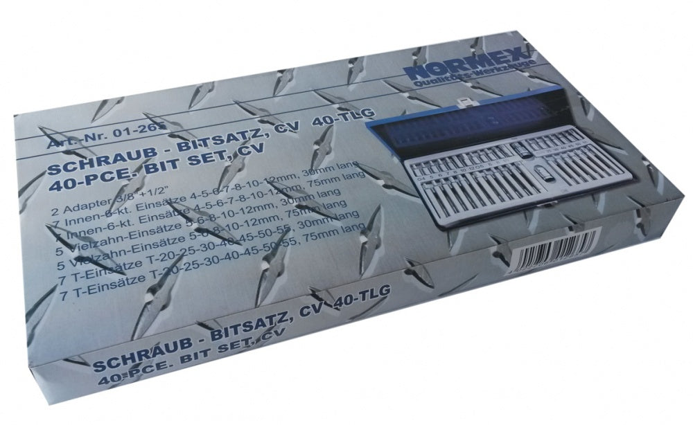 Antgalių rinkinys 40 vnt. "Normex" (SK01-265)