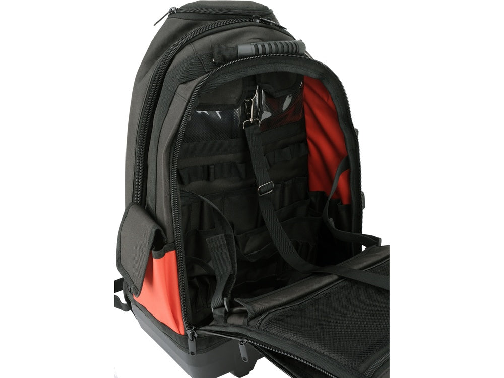 Kuprinė 370x230x570 mm | su ratukais | teleskopinė rankena | kietas pagrindas (YT-74288)