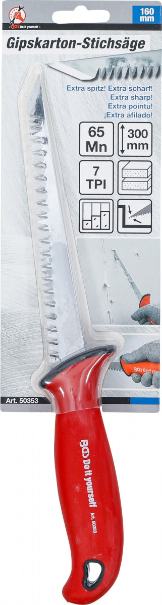 Gipso kartono pjūklas | 160 mm (50353)