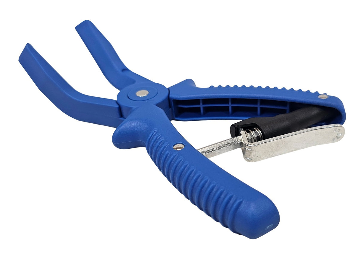 Žarnų užspaudimo replės lenktos su fiksavimo mechanizmu | 220 mm (SK9274S)