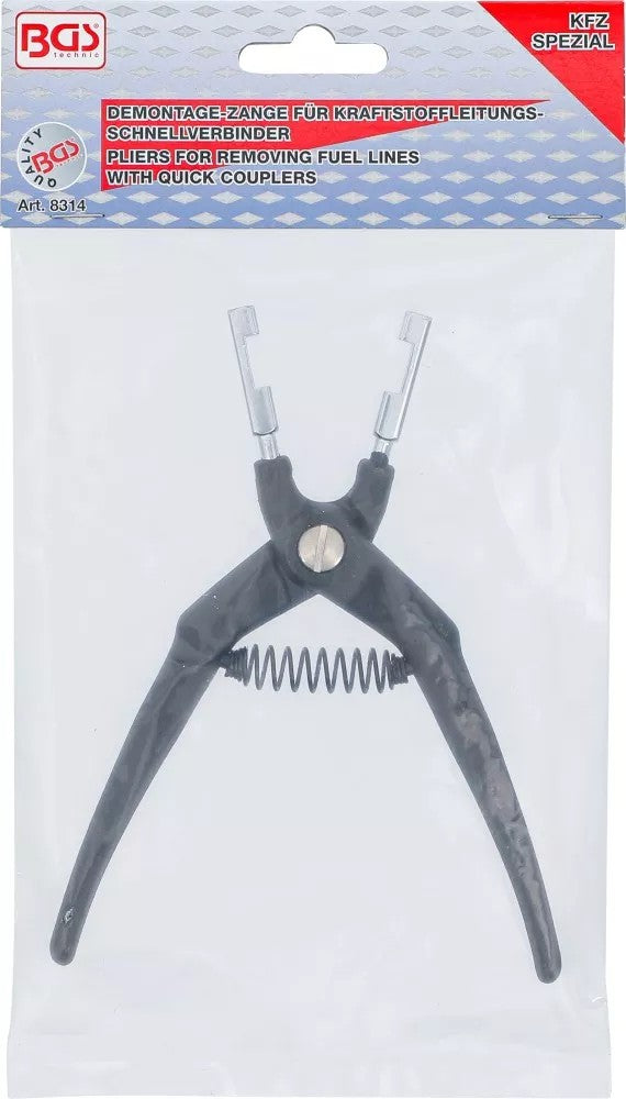 Replės kuro linijų nuėmimui su greito prijungimo mazgais (8314)