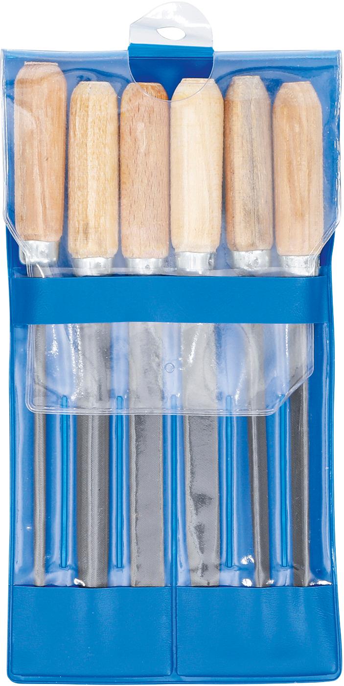 Dildžių rinkinys | Medinė rankena | 100 mm | 6 vnt. (50204)