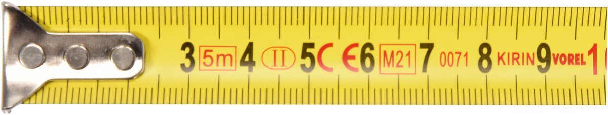 Matavimo ruletė | 5 m x 19 mm (10062)