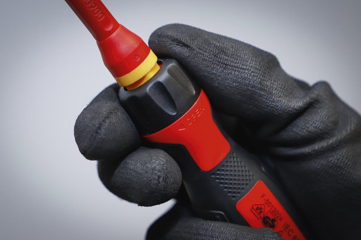 VDE atsuktuvų rinkinys | su keičiamais antgaliais | 8 vnt. (35813)