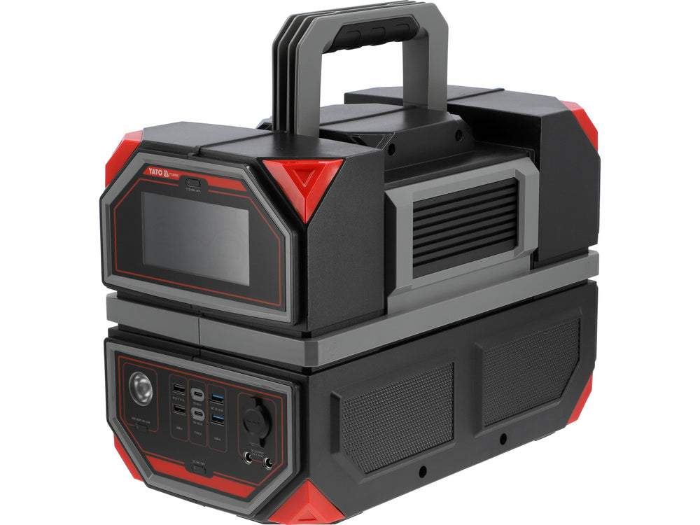 Nešiojama maitinimo stotis 1200 W SU UPS, 917 WH, 230 V, USB-C PD | power bank (YT-83092)