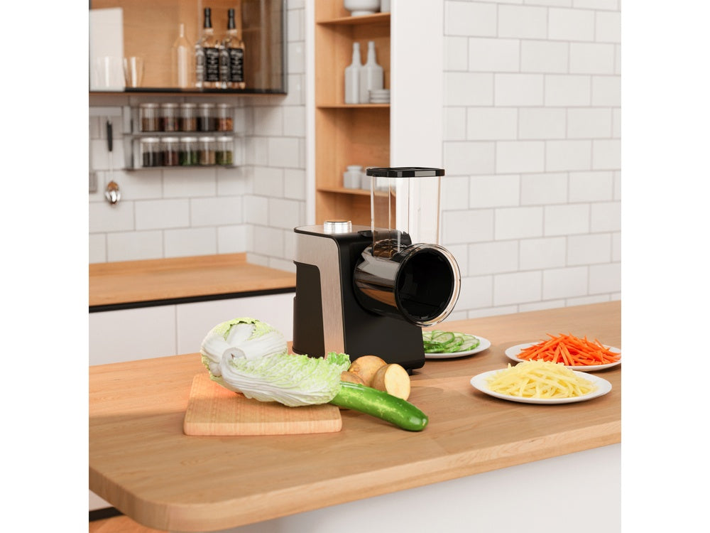 Elektrinė daržovių, vaisių trintuvė / pjaustyklė 250W, 5 peiliai (67831)