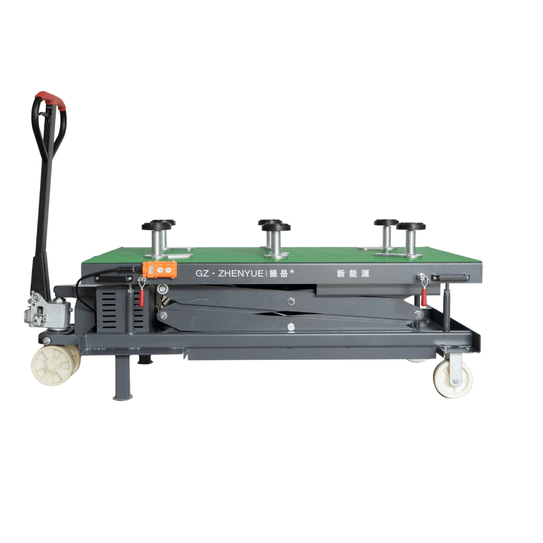 Elektrinių transporto priemonių akumuliatoriaus išmontavimo ir kėlimo platforma žirklinė (H2100)