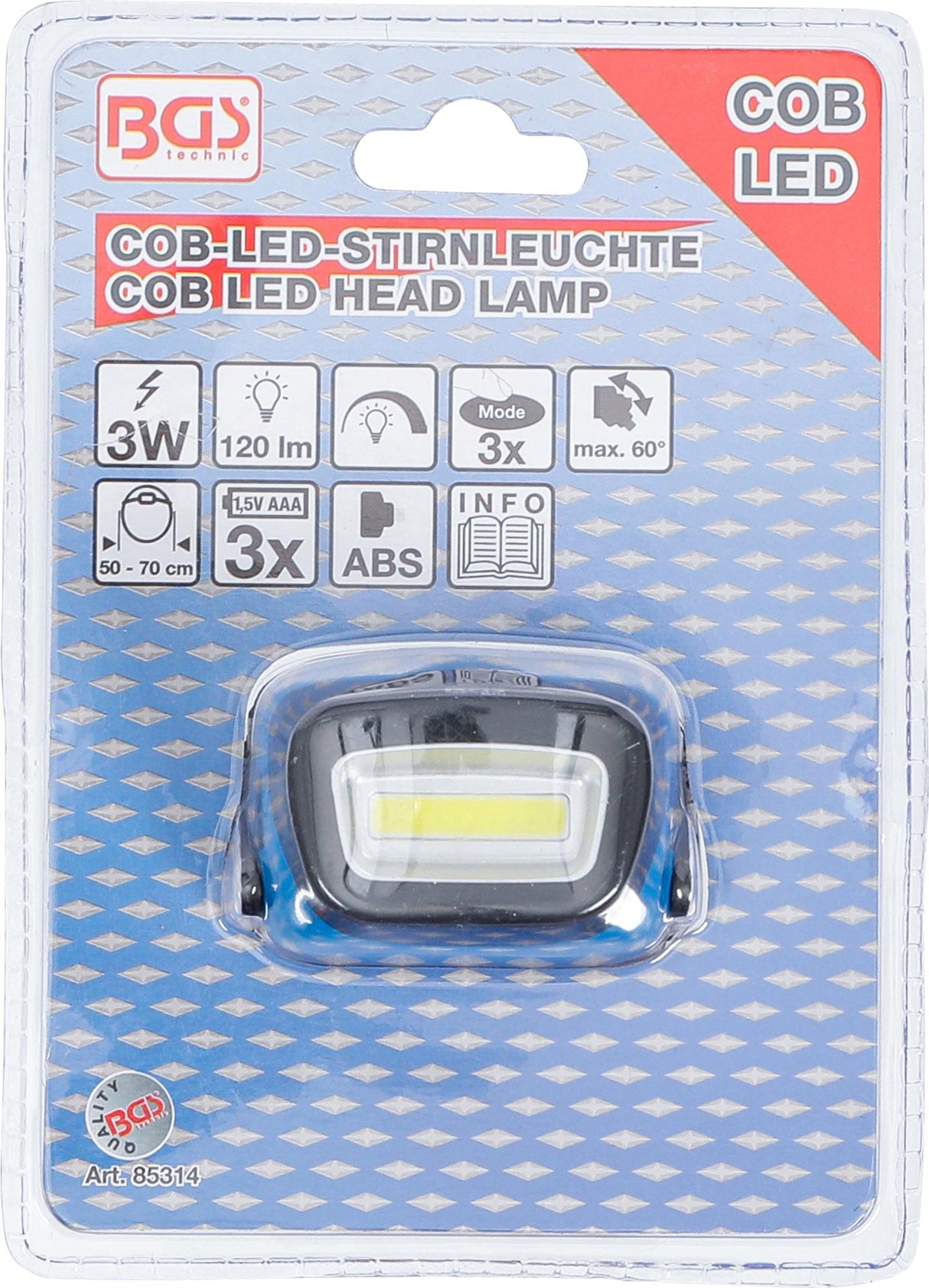 COB LED galvos lempa (85314)