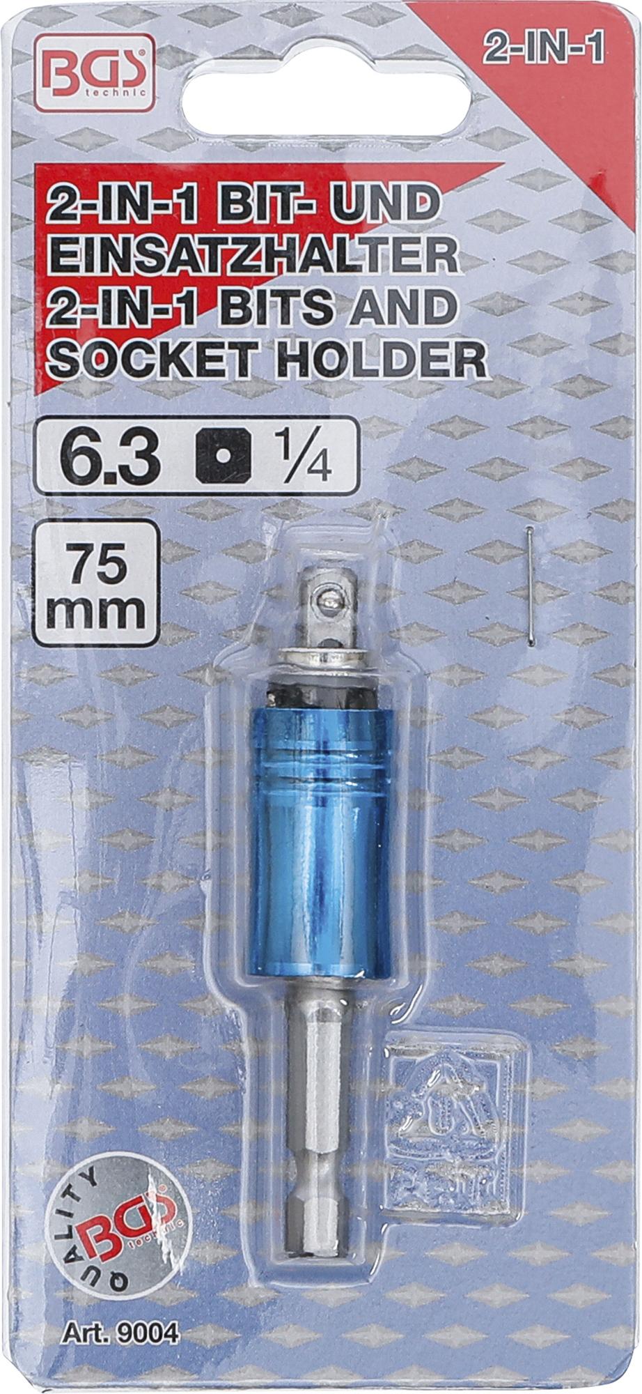 Magnetinis laikiklis skirtas antgaliams ir galvutėms "2-IN-1" (9004)