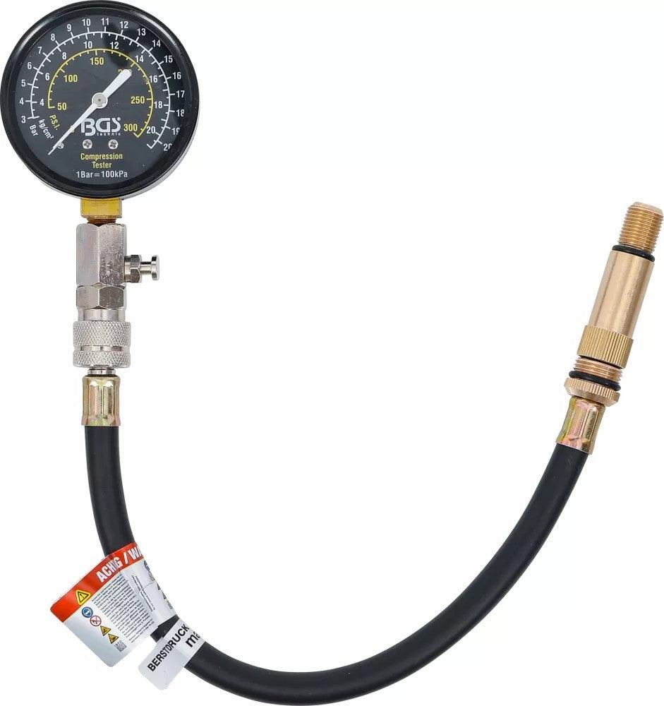 Benzininis kompresijos matuoklis | M14 + M18 (8005)