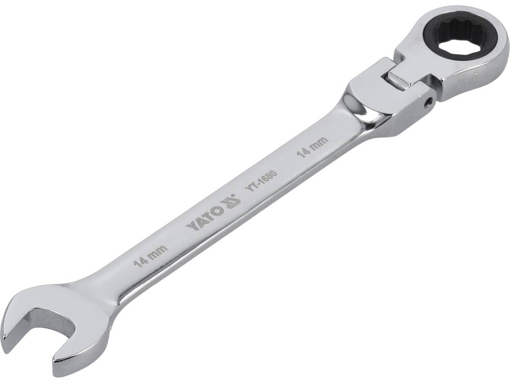 Raktas su terkšle vartoma galvute | 14 mm (YT-1680)