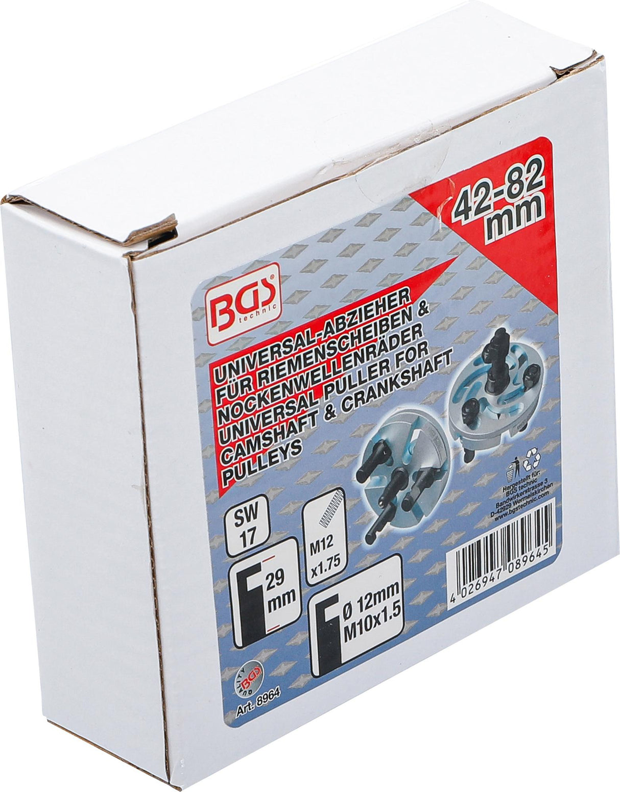 Alkūninio ir paskirstymo veleno skremulių nuėmėjas | 42 - 82 mm (8964)