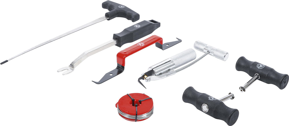 Įrankiai automobilinio stiklo demontavimui | 7 vnt. (60300)