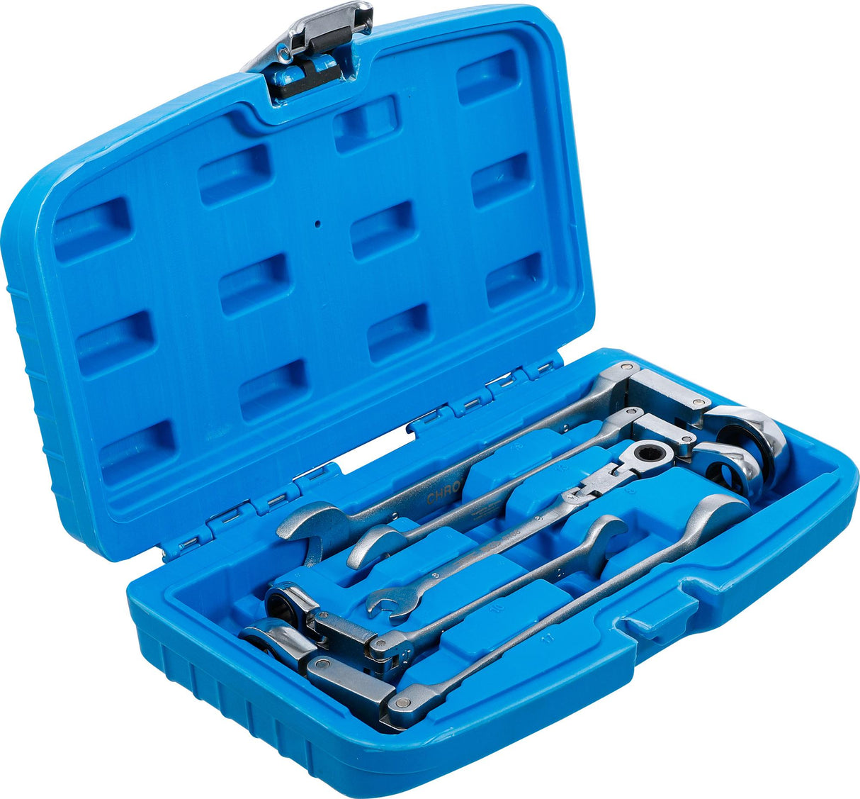 Terkšlinių raktų rinkinys | dvigubas šarnyras | 8-19 mm | 5 vnt. (6181)