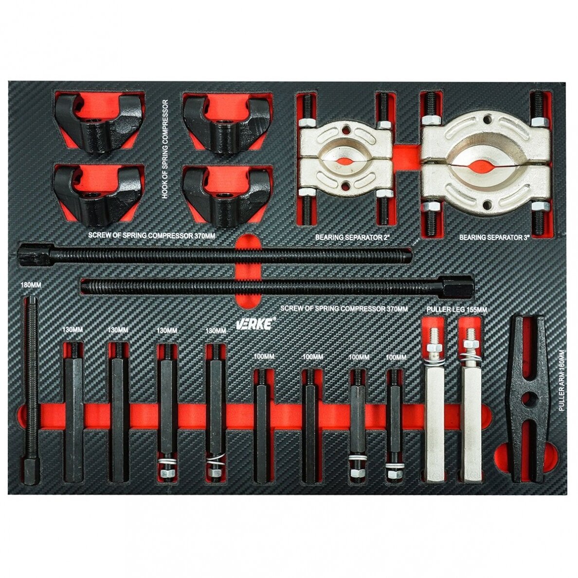 Įrankių spintelė ant ratukų XXL MAX | su įrankiais | 7 stalčiai / 1 durelės | 298 įrankiai (H70098)